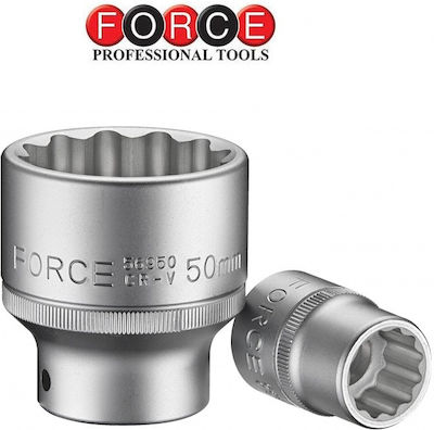 Force Socket Phillips with Square Drive 3/4" Diameter 24mm