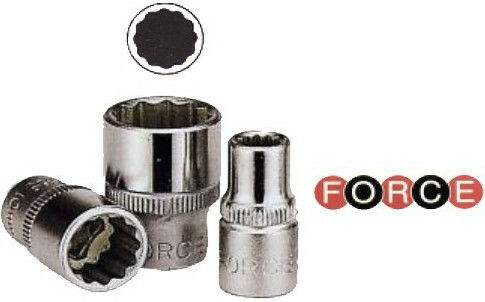 Force Socket Phillips with Square Drive 3/8" Diameter 21mm