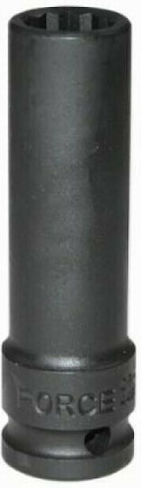 Force Socket Pneumatic Phillips Long with Square Drive 1/2" Diameter 19mm