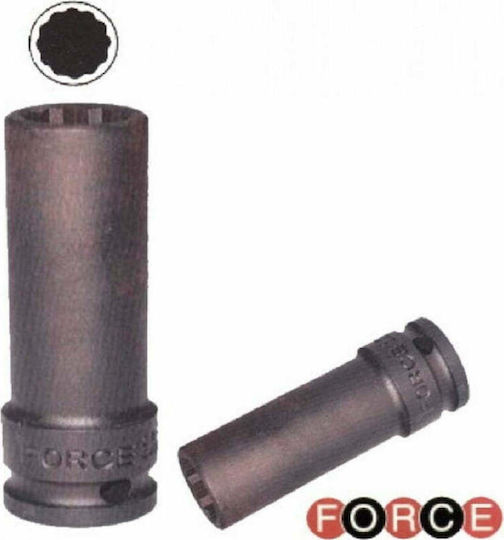 Force Socket Pneumatic Phillips Long with Square Drive 1/2" Diameter 27mm