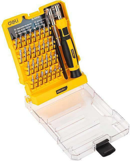 Deli Screwdriver with 33 Interchangeable Tips