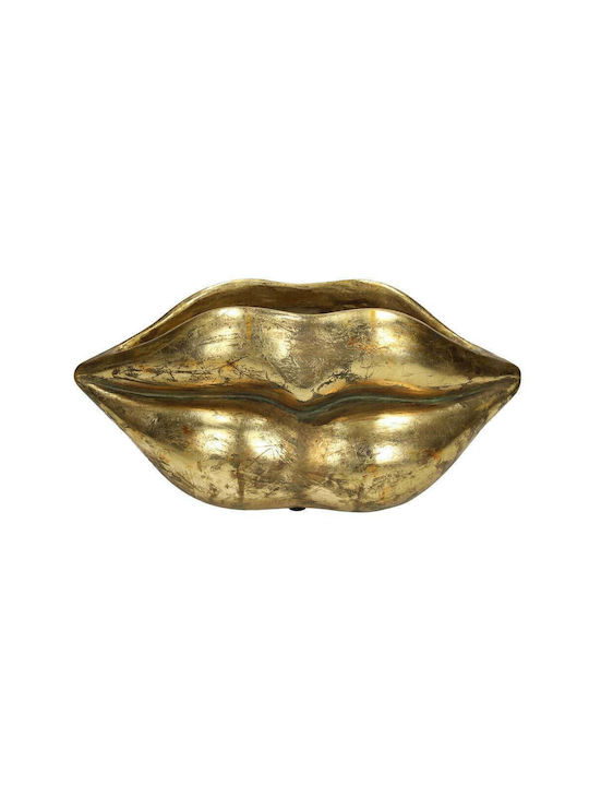 Kersten Pot Gold 37.3x14.2x17cm Lips