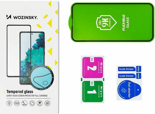 Wozinsky Flexi Nano Full Face Tempered Glass Black (Redmi 10)