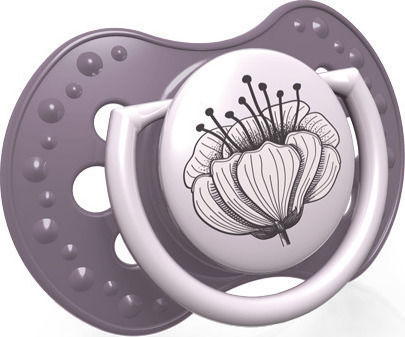 Lovi Baby Botanic Orthodontische Schnuller Silikon Mangekyō für 18+ Monate 2Stück