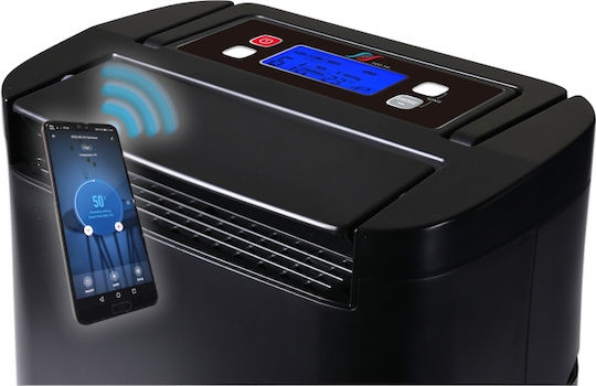 Puredry PDDW 12200 Famous Dehumidifier Zeolite with Ionizer and Wi-Fi 12lt Black