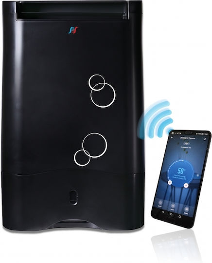 Puredry PDDW 12200 Famous Dehumidifier Zeolite with Ionizer and Wi-Fi 12lt Black