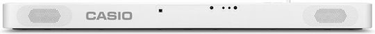 Casio Electric Stage Piano CDP-S110 With Stand And Power Supply Stand Set with 88 Weighted Keys Built-in Speakers and Connection with Headphones and Computer White