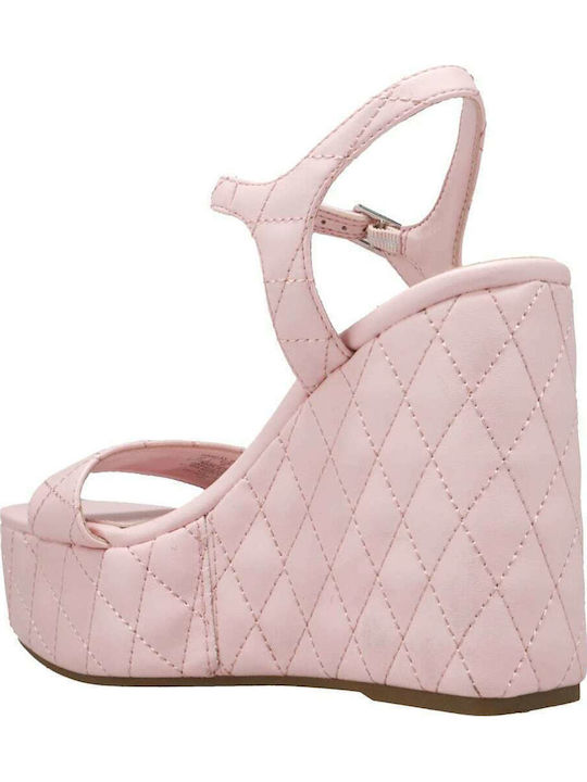 Nila 3 Damenplattformen Rosa