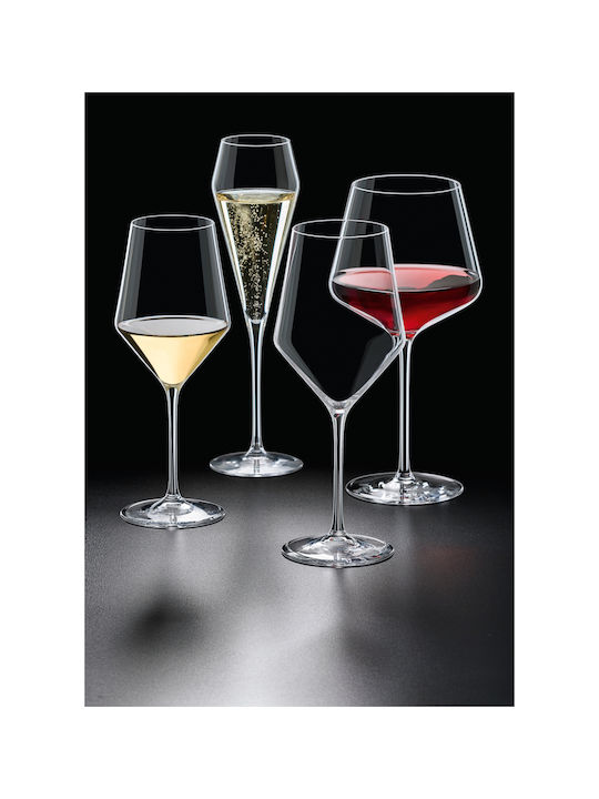 Max Home Edge Set of Glasses for Red Wine made of Glass Stemmed 730ml RN68290730 6pcs