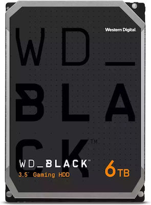 Western Digital WD Black 6TB HDD Σκληρός Δίσκος 3.5" SATA III 7200rpm για Desktop