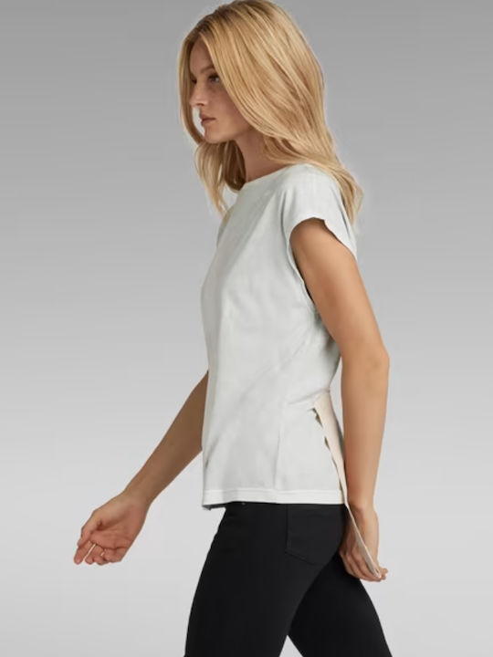 Damen Sommer Bluse Baumwolle Ärmellos Grün