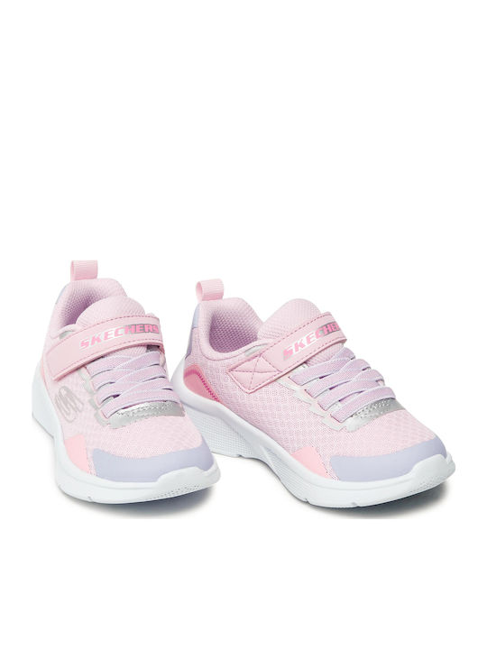 Microspec Kinder Sneakers mit Klettverschluss Rosa