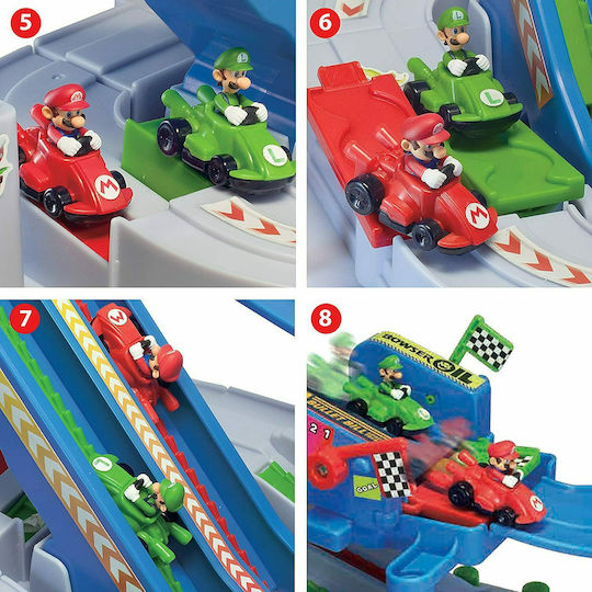 Epoch Toys Super Mario Kart Racing Deluxe Πίστα για 5+ Ετών