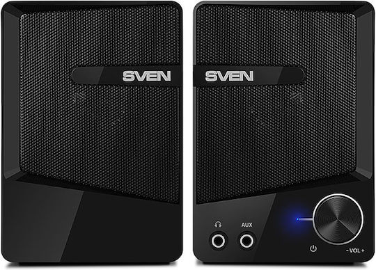 Sven 248 Ηχεία Υπολογιστή 2.0 Μαύρα