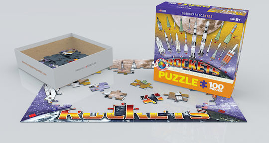 Kinderpuzzle Rockets für 5+ Jahre+ Jahre 100pcs Eurographics