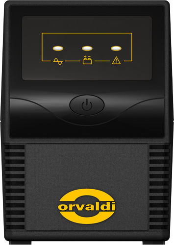 Orvaldi ID600 UPS Line-Interactive 600VA 360W με 2 Schuko Πρίζες