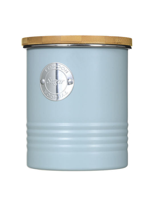 Typhoon Sugar Jar with Metal Blue Lid 1000ml 1 Piece