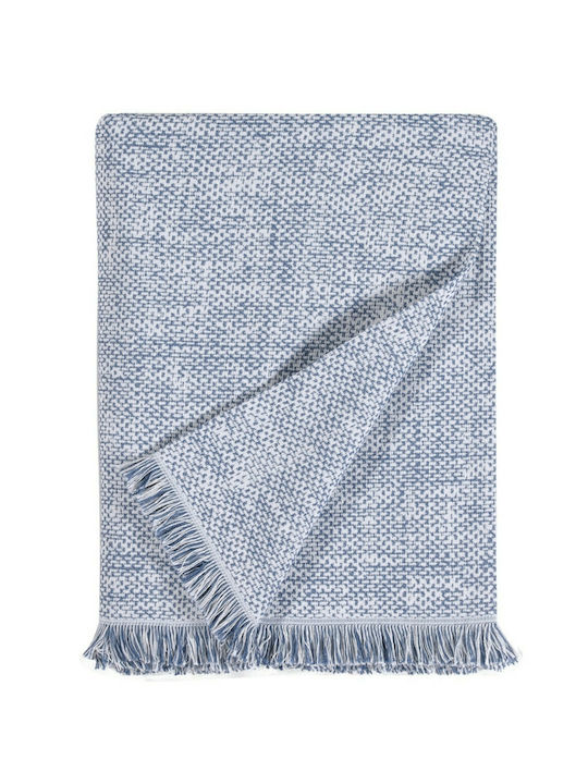 Kentia Victoria Armchair Throw 170x180cm 08 Blue