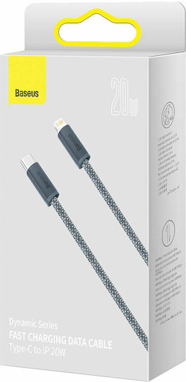 Baseus Dynamic Braided USB-C to Lightning Cable 20W Gray 2m (CALD000116)