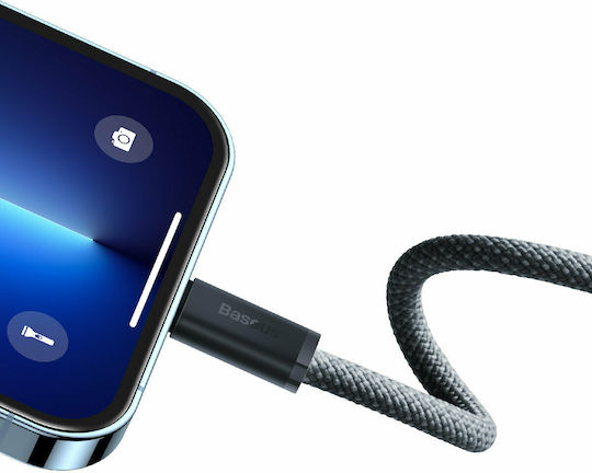 Baseus Dynamic Braided USB-C to Lightning Cable 20W Gray 2m (CALD000116)