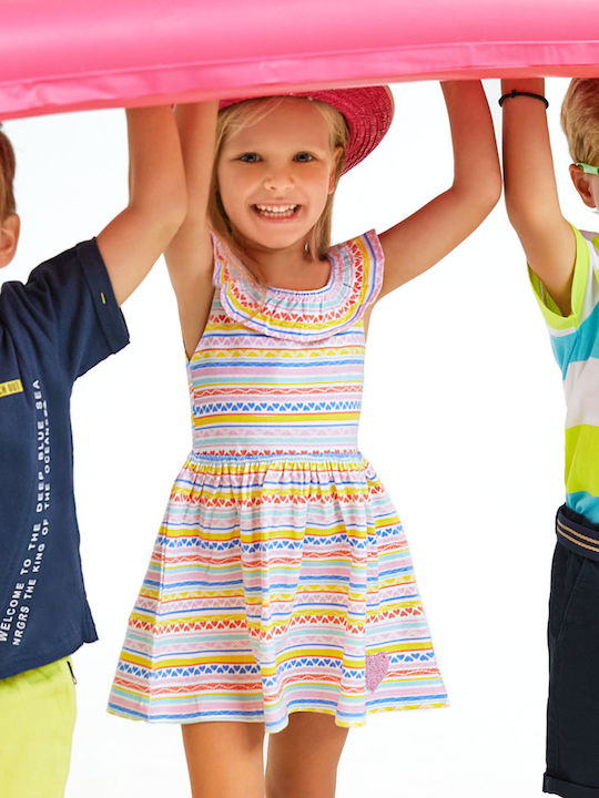 Energiers Kids Dress Sleeveless Multicolour