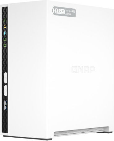 QNap TS-233 NAS Кула с 2 слота за HDD/SSD