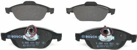 Bosch Σετ Τακάκια Εμπρός 4τμχ για Alfa Romeo Alfa 147 / Alfa 156 - Lancia Lybra