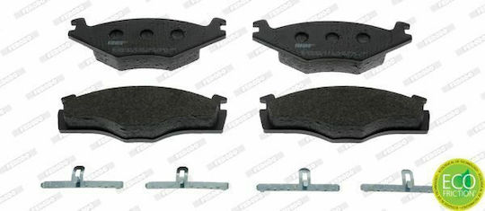 Ferodo Brake Pad Front 4pcs for Seat Cordoba / Ibiza / Inca / Toledo Volkswagen Caddy / Golf / Jetta / Passat / Santana / Scirocco / Vento