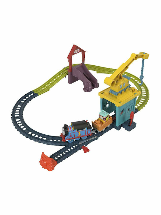 Thomas und seine Freunde Pista & Σταθμός Επισκευών mit την Κάρλι & τη Σάντι Fisher Price