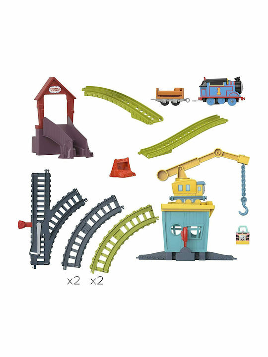 Великденска Свещ с Играчка Thomas & Friends Писта и Станция за Ремонт с Карли и Санди за 3+ Години Fisher Price