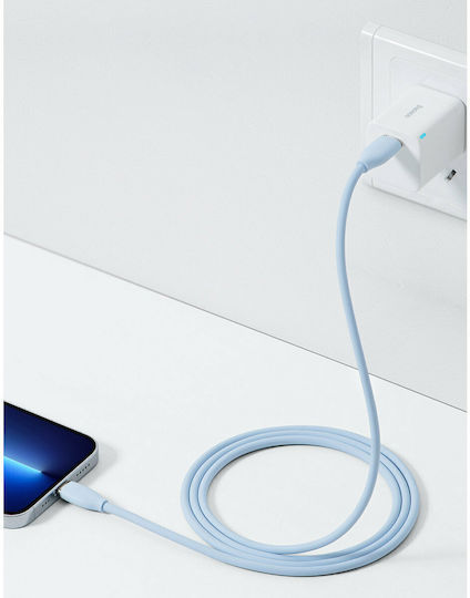 Baseus Jelly Liquid Silica Gel USB-C to Lightning Cable 20W Blue 1.2m (CAGD020003)