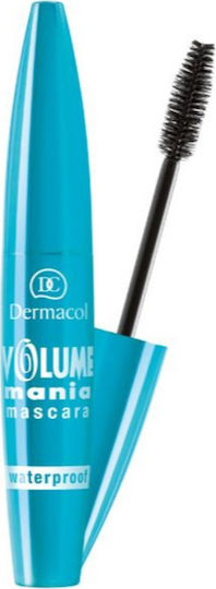 Dermacol Mania Black Waterproof Mascara for volume Black 9ml