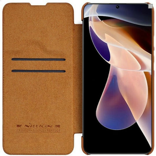 Nillkin Qin Book Synthetic Leather 0.2mm Brown (Xiaomi Mi11i)
