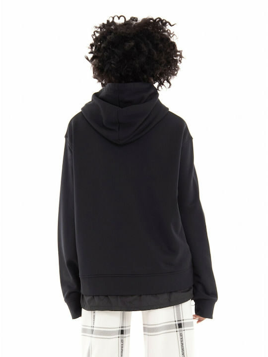 Dsquared2 Women's Long Hooded Sweatshirt Black