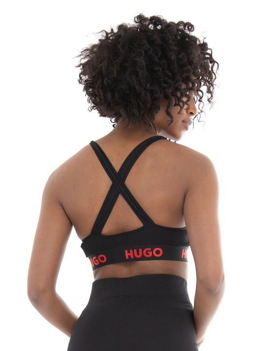 Hugo Boss Women's Sports Bra with Light Padding Black