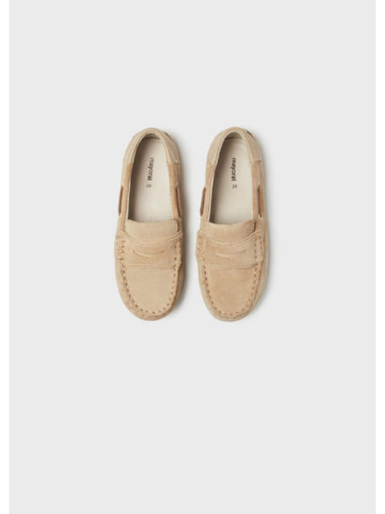 Suede Slip-On Moccasins Brown