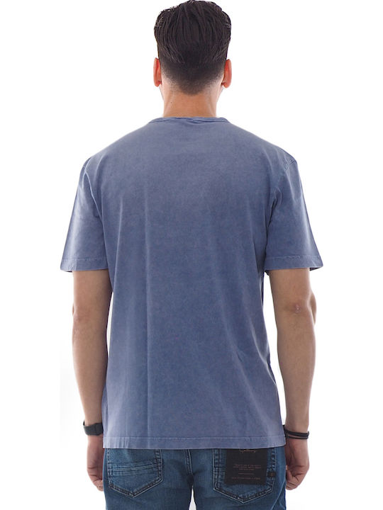 T-shirt Navy Μπλε