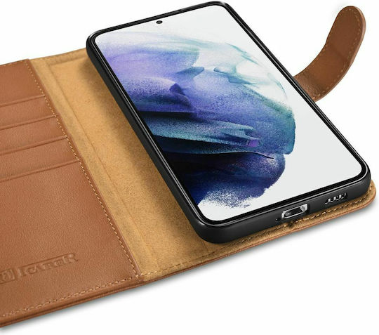 iCarer Haitang Wallet Δερμάτινο Καφέ (Galaxy S22+ 5G)