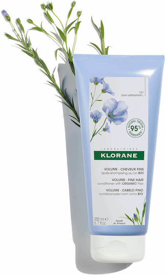 Klorane Volume Conditioner Όγκου για Λεπτά Μαλλιά 200ml