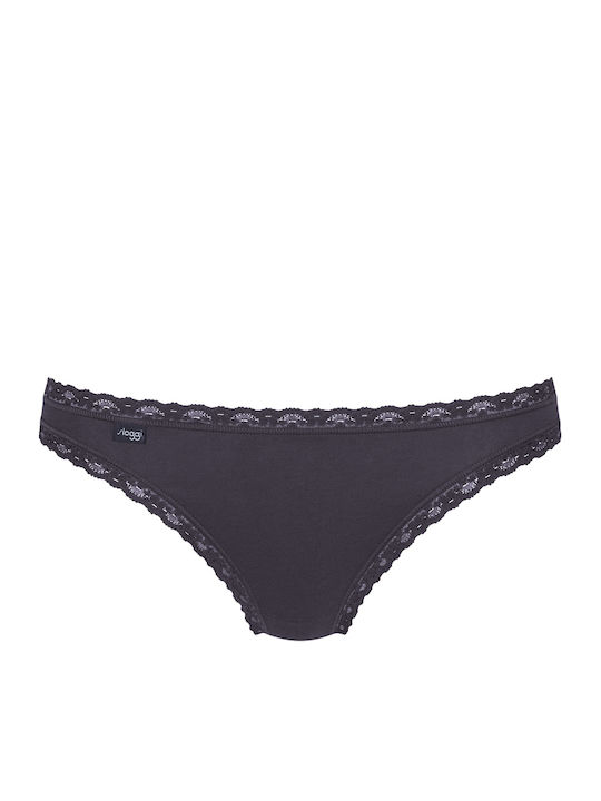 24/7 Weekend Βαμβακερά Femei Brazilia 3Pack cu Dantelă Navy/Blue/White