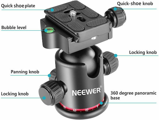 Neewer 78088671 Κεφαλή - Φωτογραφική