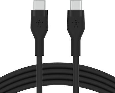 Belkin BoostCharge Flex USB 2.0 Кабел USB-C мъжки - USB-C мъжки 60W Черно 1м (CAB009BT1MBK)