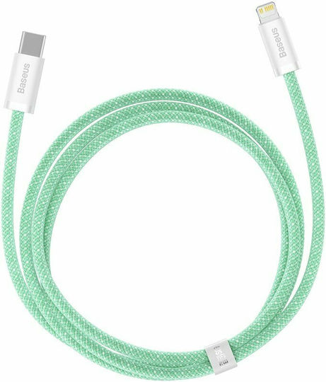 Baseus Dynamic Braided USB-C to Lightning Cable 20W Green 1m (CALD000006)