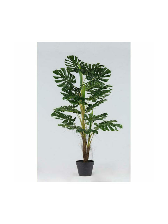 Προυντζόπουλος Artificial Plant in Pot Σχιστόφυλλο 24Φ Real Touch Green 120cm 1pcs