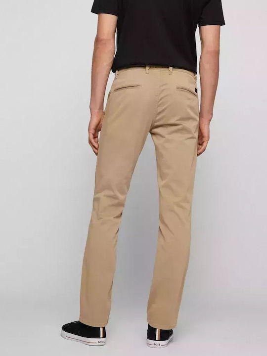 Schino-slim D Trousers Chino Elastic in Slim Fit Beige