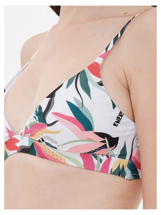 Set Bikini Τριγωνάκι & Brazil Floral Green/Pink