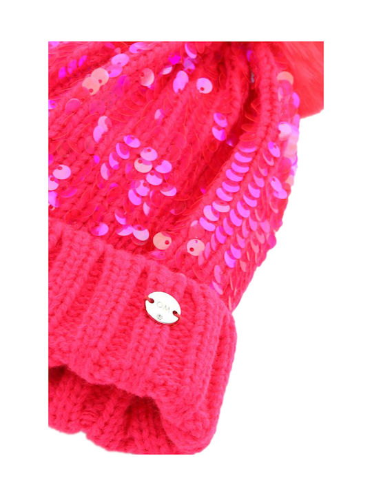 Original Marines Kids Beanie Knitted Fuchsia