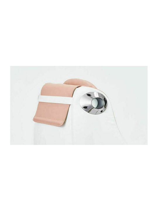 Circ Relax Armchair Massage with Footstool from Leatherette Pink 21.6x37x39cm