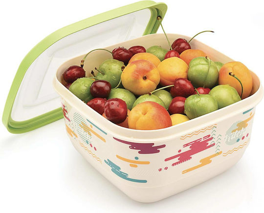 Viosarp Plastic Lunch Box Elegant Green 3600ml