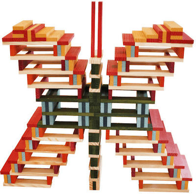 Kapla Wooden Construction Toy Octocolour